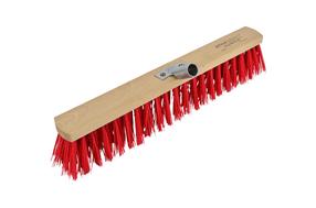 Grindų šluota AWTools Eco AW00152, ruda sp./raudona sp., 50 cm, be koto