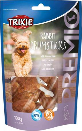 Лакомство для собак Trixie Premio Drumsticks, крольчатина, 0.1 кг