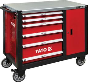 Тележки для инструментов Yato YT-09002, 113 см x 57 см x 100 см, красный цв.