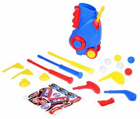 Игра для улицы, набор для мини-гольфа, 20 см x 13 см, многоцветный