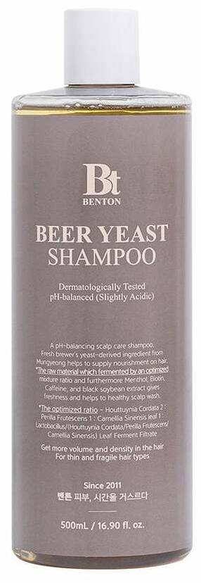 Šampūns Benton Beer Yeast, 500 ml