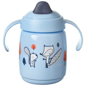 Krūzīte ar snīpi Tommee Tippee Sippee Love You to The Moon And Back, 300 ml, 7 mēn., plastmasa/silikons, zila krās.
