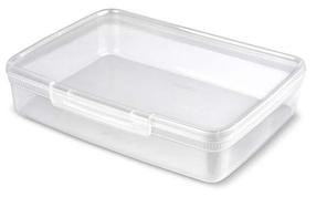 Pārtikas trauks Curver Snap Box, 4.4 l, 32.5 cm x 24 cm, caurspīdīga krās.