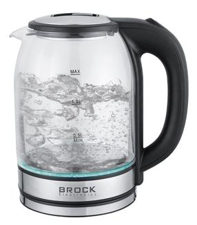 Elektrinis virdulys Brock WK 2402, 1.8 l, skaidri sp./sidabro sp./juoda sp.