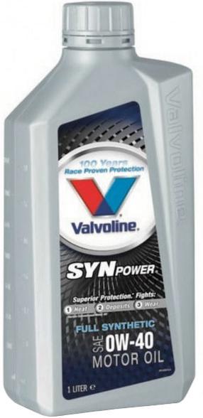 Motoreļļa Valvoline 0W - 40, sintētiskais, 1 l
