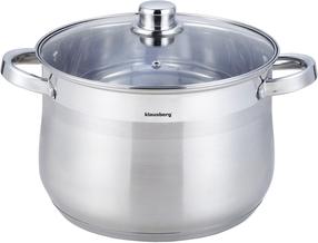 Puodas Klausberg KB-7162, Ø22 cm, 7 l, sidabro sp.