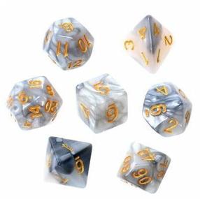 Metamie kauliņi Rebel Dice Set, tērauda krās.