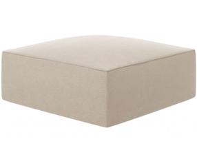Pufas Micadoni Home Ruby Velvet, šviesiai ruda sp., 93 cm x 93 cm x 40 cm