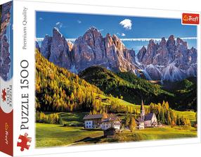 Puzle Trefl Val di Funes Dolomites Italy, 1500 gab.