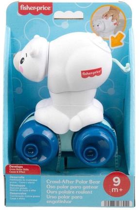 Lavinimo žaislas, poliarinis lokys Fisher Price, 13.9 cm, balta sp.
