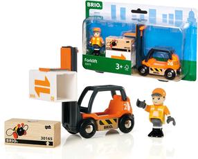 Rotaļlietu pacēlājs Brio Forklift 33573, oranža krās.