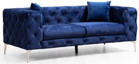 Diivan Hanah Home Como 569HLN1128, sinine v., 197 x 90 cm x 73 cm