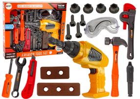 Žaislinis meistro įrankių rinkinys Lean Toys Fashion Tool, įvairių spalvų
