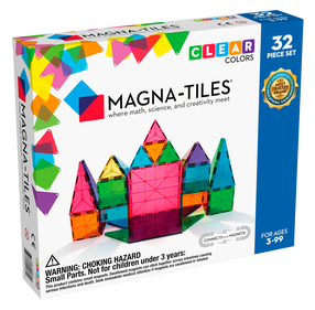 Magnetkonstruktor Magna-Tiles Clear, 32 tk, mitmevärviline