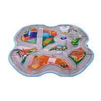 Žaidimų kilimėlis Streets 2in1, 78 cm x 70.5 cm, įvairių spalvų