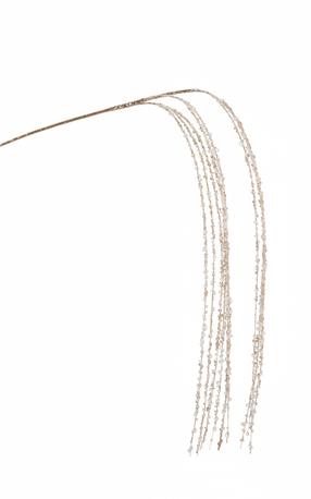 Mākslīgais zars Christmas Touch Glitter, zelta krās., 108 cm