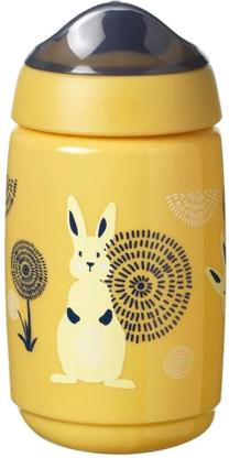 Vaikiška gertuvė Tommee Tippee Superstar Sipper Training Cup Yellow, 390 ml, 1 m., plastikas/silikonas, geltona sp.