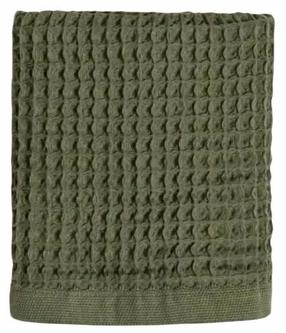  Банное полотенце Homla Basic Vaffel 245807, зеленый цв., 90 см x 50 см