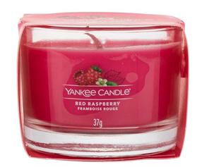 Свеча, ароматическая Yankee Candle Red Raspberry, 7 - 10 час, 37 г, красный цв.