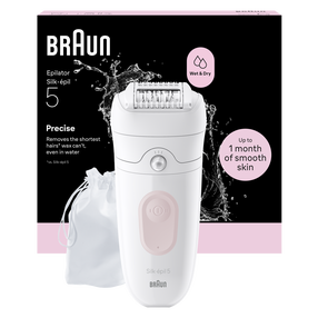 Epilators Braun SE5-011, balta krās.