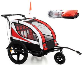 Velo piekabe priekš bērniem BabyMaxi, tekstilmateriāls/metāls, sarkana krās.