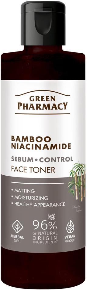 Тоник для лица Green Pharmacy Bamboo + Niacinamide, 200 мл