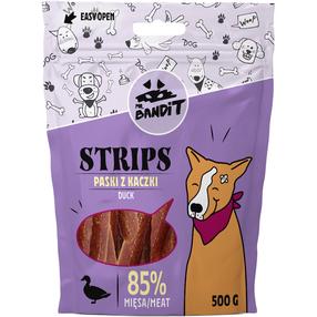 Skanėstas šunims Mr. Bandit Strips Duck, antiena, 0.5 kg