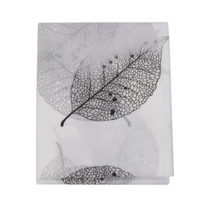 Dušo užuolaida Ridder Fallin 303207, balta sp./juoda sp., 200 cm x 180 cm