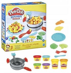 Plastiliini komplekt, koos tarvikutega Hasbro Play-Doh Kitchen Creations Silly Noodles, mitmevärviline