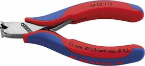 Elektronikos galinių dalių pjovimo žnyplės kirpimui Knipex 64 02 115, 115 mm