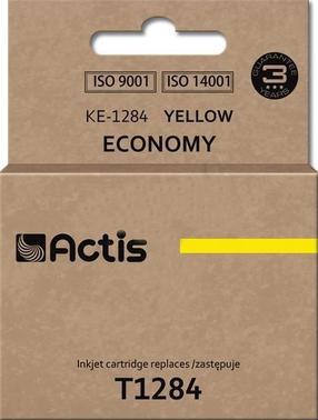 Rašalinio spausdintuvo kasetė Actis ACS tusz Eps T1284 Y, geltona sp., 13 ml