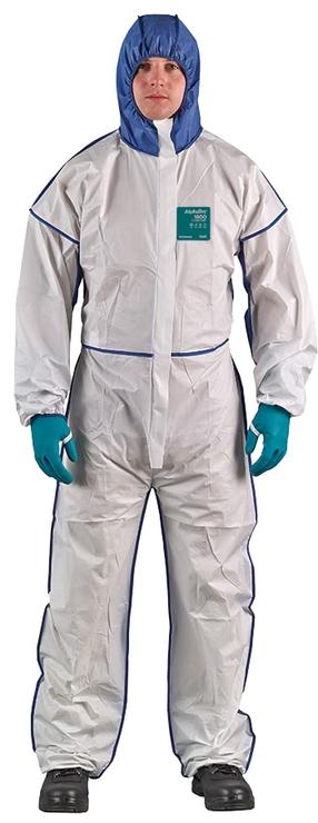 Защитный костюм Ansell Alphatec 1800 Comfort, синий цв./белый цв., XXXL размер