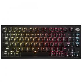 Bezvadu spēļu tastatūra Corsair K65 Plus Tactile Corsair MLX Fusion, Angļu (US), melna krās.
