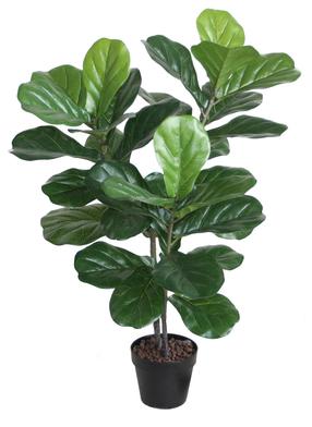Dirbtinis augalas vazone Home4you Fiddle, žalia sp., 100 cm