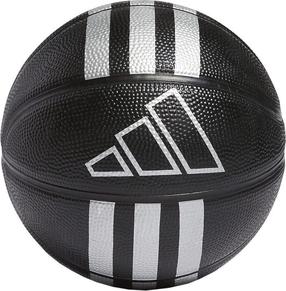 Basketbola bumba Adidas Mini, 3 izmērs, melna krās.