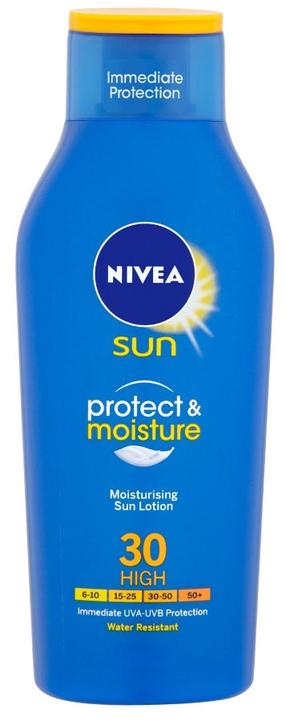 Pienelis įdegio priežiūrai Nivea Sun Protect & Moisture SPF30, 200 ml