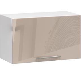 Viršutinė virtuvinė spintelė Akord Oliwia W60OK, balta sp./smėlio sp., 30 cm x 60 cm x 29 cm