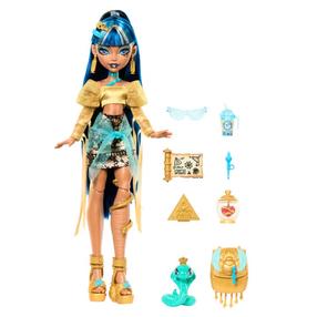 Lėlė su priedais Mattel Monster High Cleo De Nile HXH74, 30 cm, aukso sp.