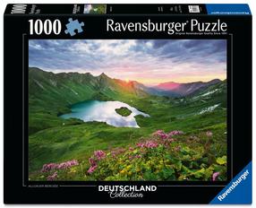 Dėlionė Ravensburger Mountain Lake 12001768, 50 cm x 70 cm, 1000 vnt., įvairių spalvų