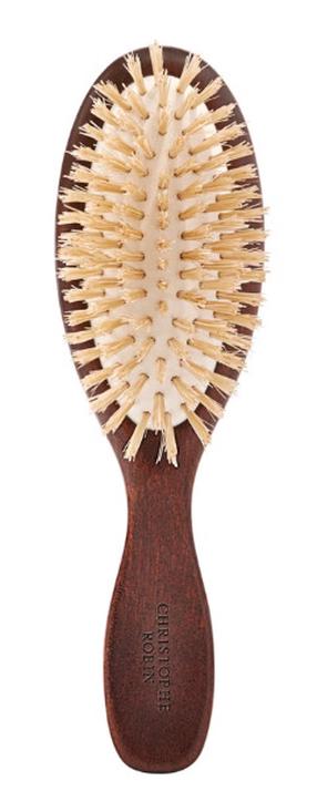 Щетка для волос Christophe Robin Travel Hair Brush, коричневый цв.