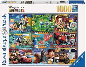 Dėlionė Ravensburger Disney Pixar Movies, 50 cm x 70 cm, 1000 vnt., įvairių spalvų