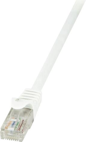 Laidas Logilink Patch Cable Cat.6 U/UTP EconLine RJ-45 8P8C, RJ-45 8P8C, 1.5 m, balta sp.