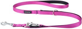 Suņu pavada Amiplay Twist, rozā krās., 1-2m x 2cm