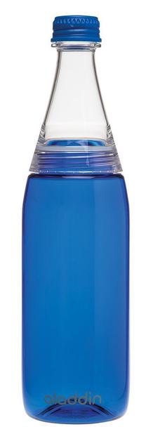 Kokteilių plaktuvas - gertuvė sportui Aladdin Fresco Twist & Go, mėlyna sp., 0.7 l