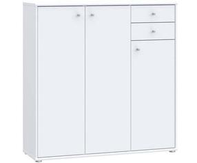 Комод Forte Tempra 2 T2KK10-120, белый цв., 111.1 см x 108.8 см x 34.8 см