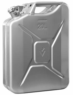 Канистр Valpro DK11, металл, 20 л, серебристый цв.