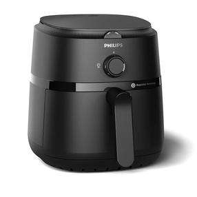 Karšto oro gruzdintuvė Philips 1000 NA120/00, juoda sp., 1500 W, 4.2 l