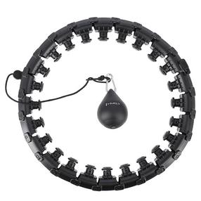 Masažinis lankas HMS HHW01, 45 cm, 0.4 kg, juoda sp.