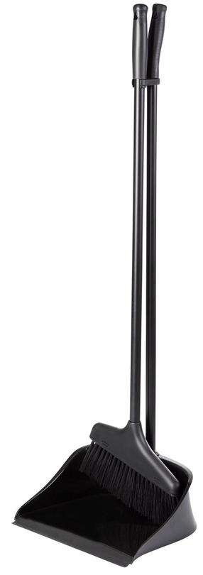 Набор для подметания Sauber Long Handle Brush, пластик, черный цв.