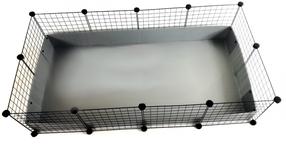 Puur närilistele C&C Modular Cage, 145 cm x 37 cm x 75 cm, hõbe v.